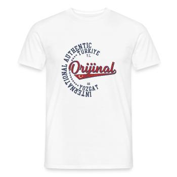 Yozgat - Männer T-Shirt - Weiß - Vorne - AI Model Male 178 dark (178cm)