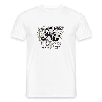 Essen - Pandas - Männer T-Shirt - Weiß - Vorne - AI Model Male 178 dark (178cm)