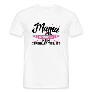 Mutter Familie Kinder Geschenk - Männer T-Shirt - Weiß - Vorne - AI Model Male 178 dark (178cm)