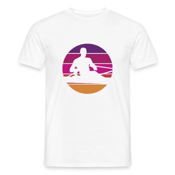 Rudern - Rowing - Ruderer - Ruderin - Regatta - Männer T-Shirt - Weiß - Vorne - AI Model Male 178 dark (178cm)