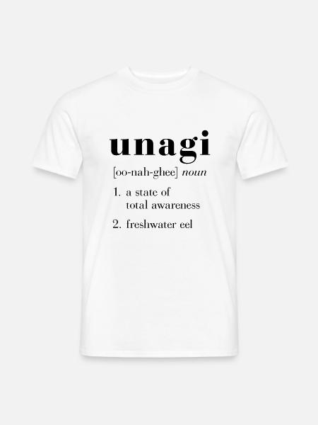 Unagi - Mænd T-shirt - hvid