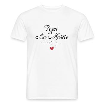 Braut Team - Braut Team - Männer T-Shirt - Weiß - Vorne - AI Model Male 178 dark (178cm)