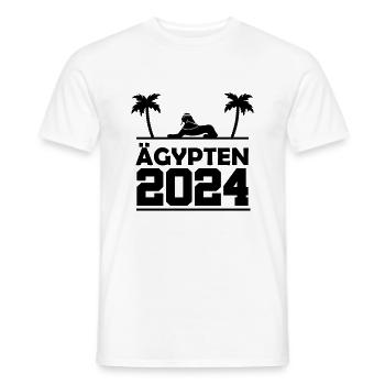 ägypten 2024 - Männer T-Shirt - Weiß - Vorne - AI Model Male 178 dark (178cm)
