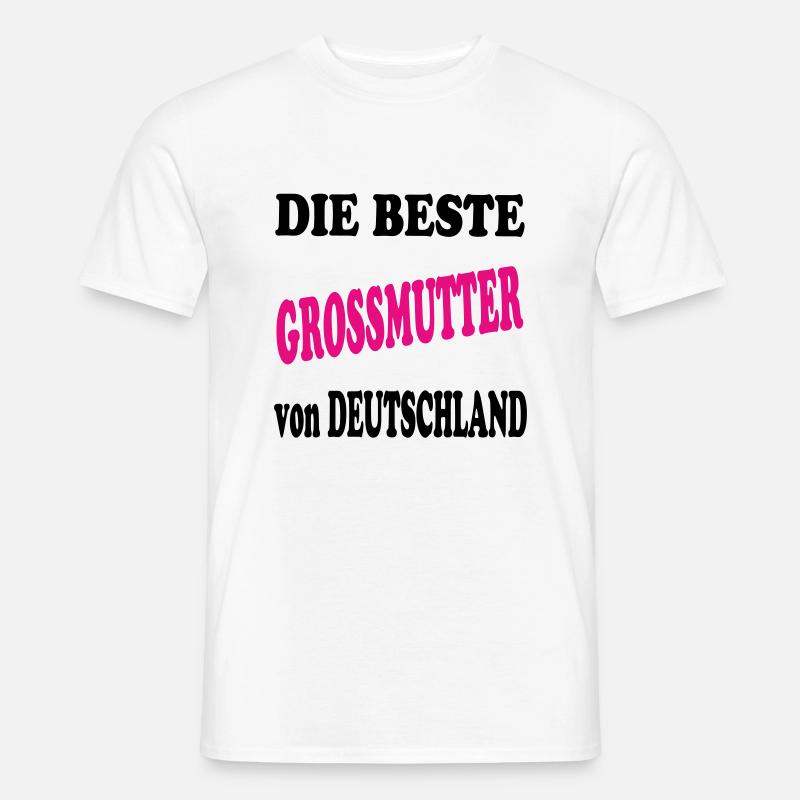 Der beste GROSSMUTTER - Männer T-Shirt - Weiß