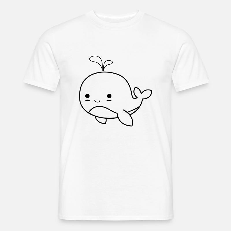 baby wal 01 - Männer T-Shirt - Weiß