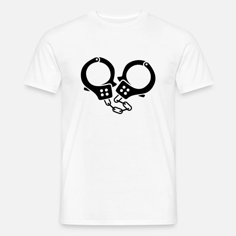 manette - T-shirt uomo - bianco
