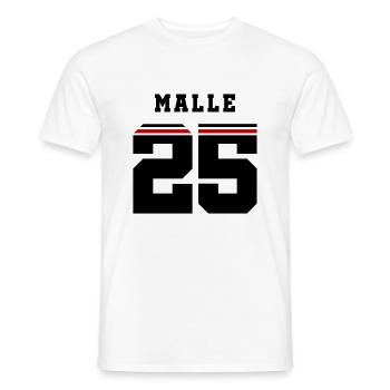 Malle 2025 Trikot - Männer T-Shirt - Weiß - Vorne - AI Model Male 178 dark (178cm)