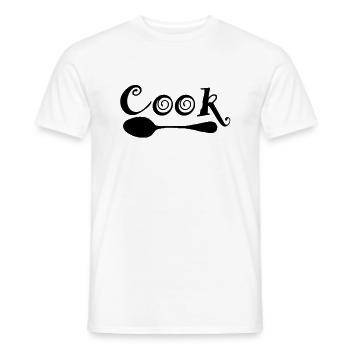 cook - Männer T-Shirt - Weiß - Vorne - AI Model Male 178 dark (178cm)