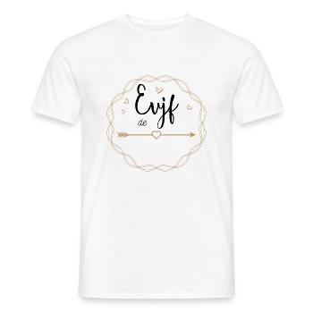 EVJF de - T-shirt homme - blanc - Devant - AI Model Male 178 dark (178cm)