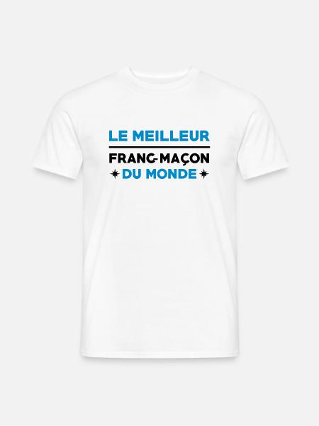 Franc-Maçonnerie / Franc Maçonnerie / Franc Maçon - T-shirt homme - blanc