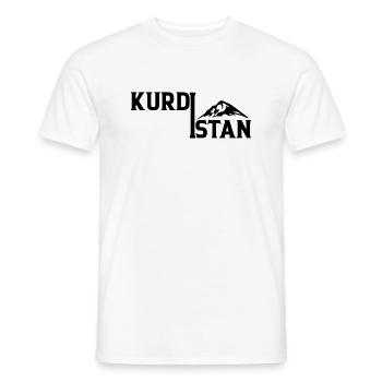 Kurdistan - Men's T-Shirt - white - Front - AI Model Male 178 dark (178cm)