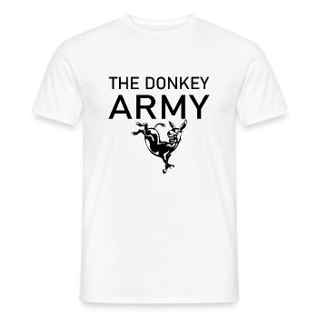 Donkey Esel - Männer T-Shirt - Weiß - Vorne - AI Model Male 178 dark (178cm)