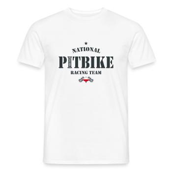 Pitbike NRT AG Polska - T-shirt homme - blanc - Devant - AI Model Male 178 dark (178cm)