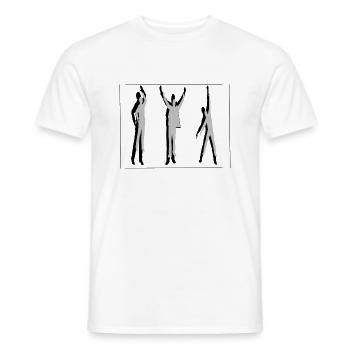Personnes en déplacement - T-shirt homme - blanc - Devant - AI Model Male 178 dark (178cm)