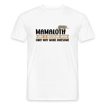 Mutter Faultier Faultier Mutter Oma Geschenk - Männer T-Shirt - Weiß - Vorne - AI Model Male 178 dark (178cm)