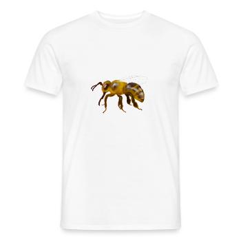 Biene - Männer T-Shirt - Weiß - Vorne - AI Model Male 178 dark (178cm)