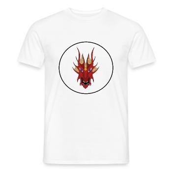Enter the Red Dragon - Men's T-Shirt - white - Front - AI Model Male 178 dark (178cm)