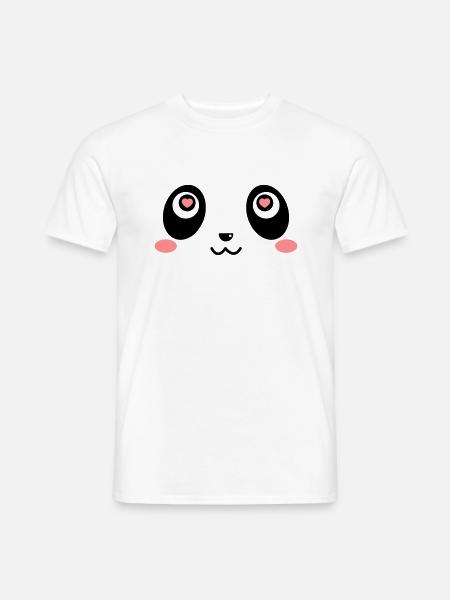 Panda Love - Men's T-Shirt - white