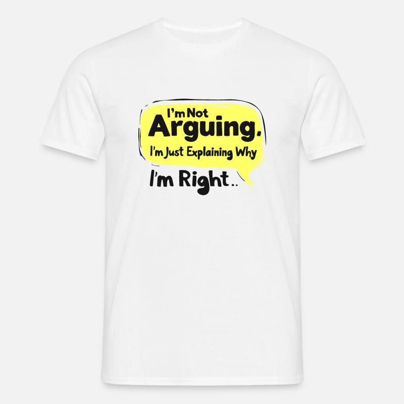 EXPLAINING - Men's T-Shirt - white