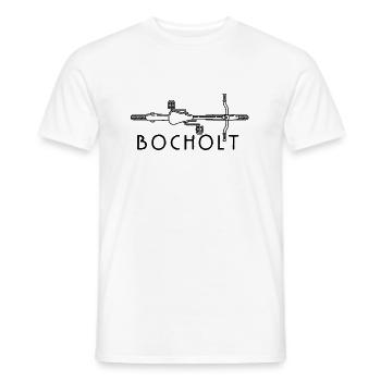 Fahrrad Bocholt - Männer T-Shirt - Weiß - Vorne - AI Model Male 178 dark (178cm)