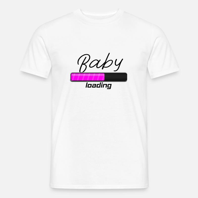 Baby loading - Bébé en route ! Grossesse - T-shirt homme - blanc