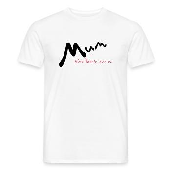 muttertag - Männer T-Shirt - Weiß - Vorne - AI Model Male 178 dark (178cm)