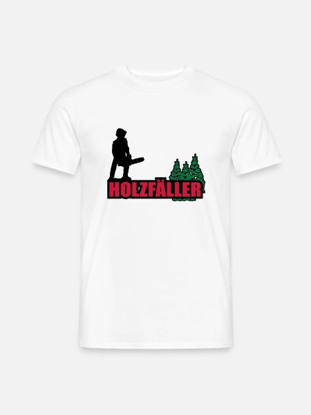 bûcheron - T-shirt homme - blanc