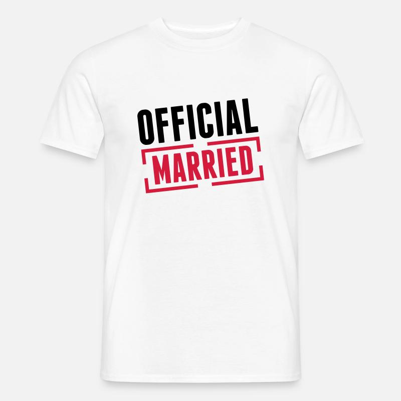 married_official_bx2 - Männer T-Shirt - Weiß
