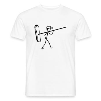 Strassenmeisterei - Männer T-Shirt - Weiß - Vorne - AI Model Male 178 dark (178cm)