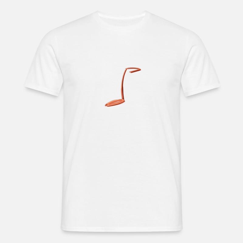 1 eighth note - Men's T-Shirt - white
