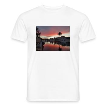 Empuriabrava Kanal - Männer T-Shirt - Weiß - Vorne - AI Model Male 178 dark (178cm)