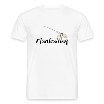 Mantrailing3 2 - T-shirt homme - blanc - Devant - AI Model Male 178 dark (178cm)