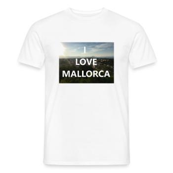 I love Mallorca - Männer T-Shirt - Weiß - Vorne - AI Model Male 178 dark (178cm)