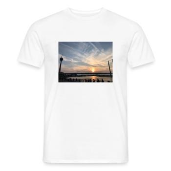 NIKARROW DÜSSELDORF - Männer T-Shirt - Weiß - Vorne - AI Model Male 178 dark (178cm)