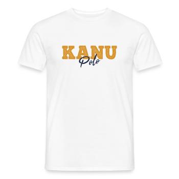 Kanupolo Kanu Polo Slogan - Männer T-Shirt - Weiß - Vorne - AI Model Male 178 dark (178cm)