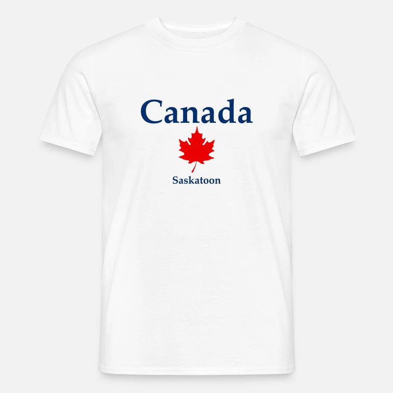 Saskatoon - Saskatchewan - Canada - Kanada - Männer T-Shirt - Weiß