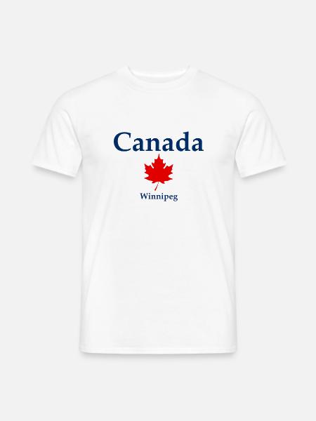 Winnipeg - Manitoba - Canada - Kanada - Männer T-Shirt - Weiß