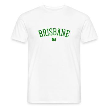 Brisbane, Australie, sous le kangourou Koala - T-shirt homme - blanc - Devant - AI Model Male 178 dark (178cm)