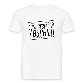 enterrement de vie de garçon - T-shirt homme - blanc - Devant - AI Model Male 178 dark (178cm)