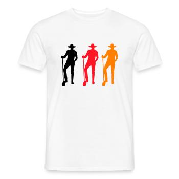 Farmer Colored - Men's T-Shirt - white - Front - AI Model Male 178 dark (178cm)
