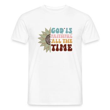 God is good, always - Men's T-Shirt - white - Front - AI Model Male 178 dark (178cm)