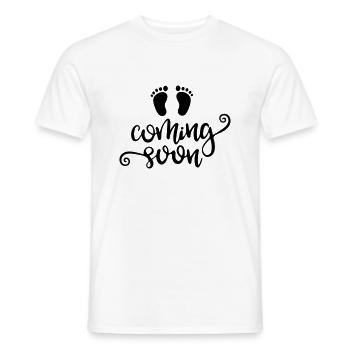 kommt bald - Männer T-Shirt - Weiß - Vorne - AI Model Male 178 dark (178cm)