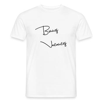 MISTRESS. THANK YOU. THANK YOU MISTRESS - Men's T-Shirt - white - Front - AI Model Male 178 dark (178cm)