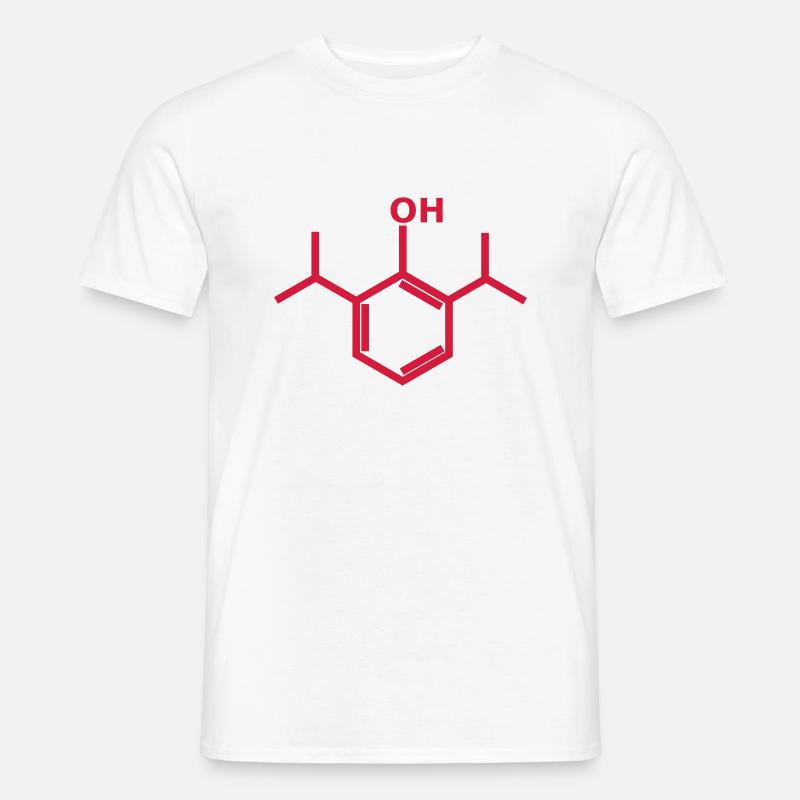 Propofol - Männer T-Shirt - Weiß