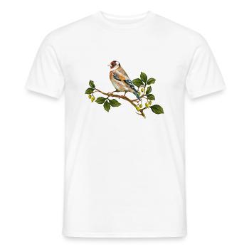 Bunte Vogel - Männer T-Shirt - Weiß - Vorne - AI Model Male 178 dark (178cm)