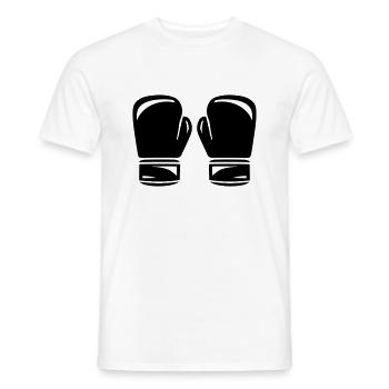 boxing - Männer T-Shirt - Weiß - Vorne - AI Model Male 178 dark (178cm)