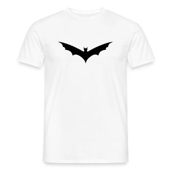 Bat - Men's T-Shirt - white - Front - AI Model Male 178 dark (178cm)