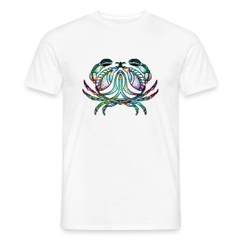 Krebs - Männer T-Shirt - Weiß - Vorne - AI Model Male 178 dark (178cm)