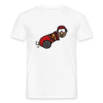 Le - T-shirt homme - blanc - Devant - AI Model Male 178 dark (178cm)