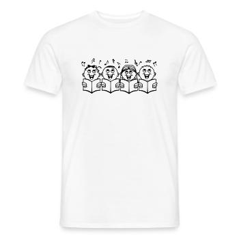 Kinderchor - Männer T-Shirt - Weiß - Vorne - AI Model Male 178 dark (178cm)